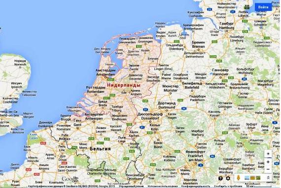 География Нидерландов